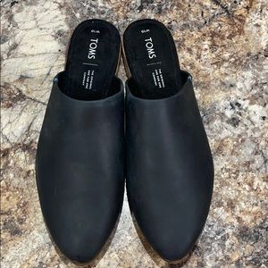 TOMS Black Mule Shoe